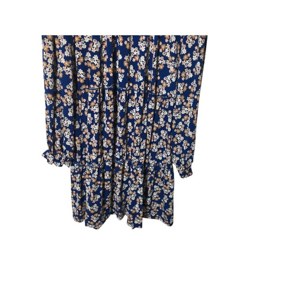 LuLaRoe Dress Women's Size 2XL Annabelle Floral Long Sleeve Stretchy Neckline - Picture 4 of 9